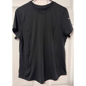 Avalanche Outdoor Supply Co Womens Black‎ Active T-Shirt Side Zip Pocket XL